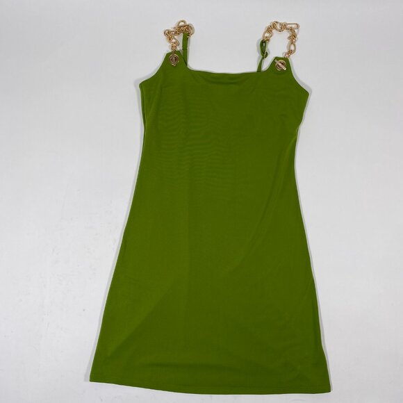 GAP x CULT GAIA Green Jersey Chain Mini Dress - Picture 2 of 7